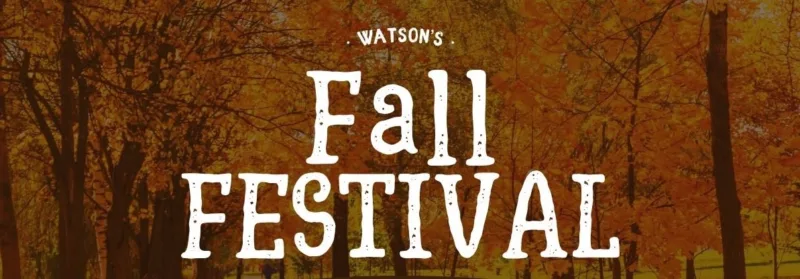 Watson’s Fall Festival returns Sept. 25